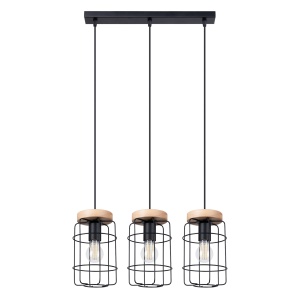 Lustra suspendata Gotto Negru 160x13x115 cm