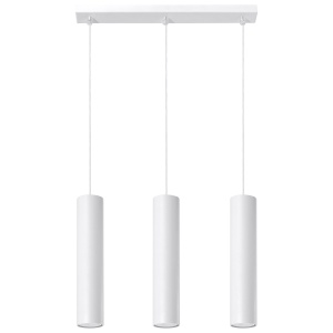 Lustra suspendata Lagos Alb 45x6x90 cm