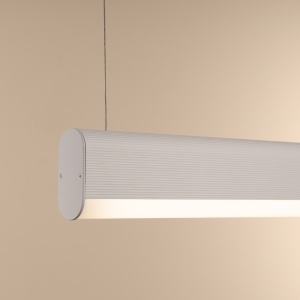 Lustra suspendata LED Farge Alb 3000K 120x8x150 cm - Img 5