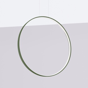 Lustra suspendata LED Rio 78 Olive 3000K 78x16x150 cm - Img 2