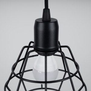 Lustra suspendata Suba Negru 38x38x120 cm - Img 4