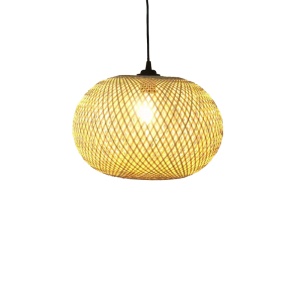 Lustra Universe E27 bambus natural 38x38x31+ cm - Img 2