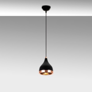 Lustra Yildo Negru 15x15x135 cm - Img 3