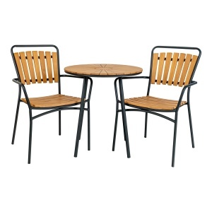Masa bistro Cleveland, Natural, 70x70x74 cm