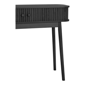Masa consola Nikko, Negru, 100x30x80.5 cm - Img 3