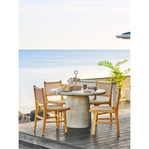 Masa dining Bonnet, Gri, 120x120x75 cm - Img 3