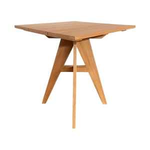 Masa dining Cadrada, Natural, 70x70x76 cm - Img 2
