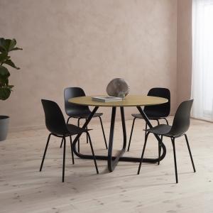 Masa dining CESURA, Nuc, 120x75x120 cm - Img 2