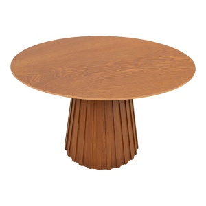Masa dining Franzel, Nuc, 120x120x75 cm - Img 3
