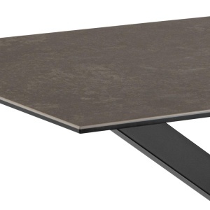 Masa dining Heaven, Negru, 75.5x135x80 cm - Img 8