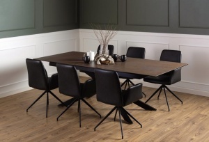 Masa dining Irwine, Maro, 76x240x100 cm - Img 3