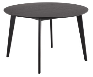 Masa dining Roxby, Negru, 76x120x120 cm - Img 2