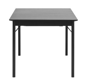 Masa dining SAVONA, Negru, 95x75x180 cm - Img 4
