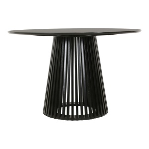 Masa Domonic Negru 120x120x75 cm - Img 3