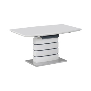 Masa extensibila Darsile gri antracit mdf 140x90x76 cm - Img 2