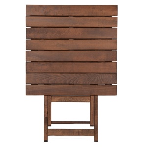 Masa exterior Retto fag culoarea nuc 70x70x71cm - Img 2