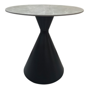 Masa Flenada, Negru, 80x80x76 cm