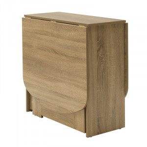 Masa Nadine extensibila culoare sonoma 160x80x76.5cm - Img 2