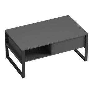 Masuta de cafea Bendon Antracit 100x60x44.5 cm - Img 5