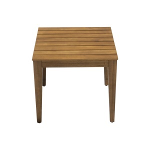 Masuta de cafea de gradina, Napole, Natural, 50x50x45 cm - Img 4