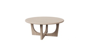 Masuta de cafea FLOW, Natural, 90x40x90 cm - Img 3