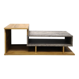 Masuta de cafea, Nuvele, Gri, 50x90x35 cm - Img 3