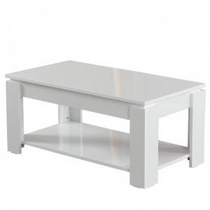 Masuta de Cafea Shelf - Shiny Alb - Img 3
