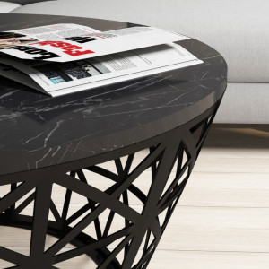 Masuta de Cafea Stil - Negru Marble - Img 3