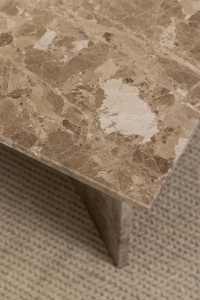 Masuta de cafea Vega V3, Maro mat, 42x140x70 cm - Img 2
