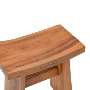 Masuta laterala, Borbe, Natural, 28x45x45 cm - Img 4