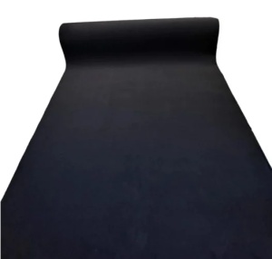 Mocheta evenimente Traversa, Plat, Negru, 200x1000 cm, Delta 610