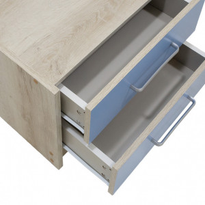 Noptiera Looney Albastru 47.5x40.5x40.5 cm - Img 5
