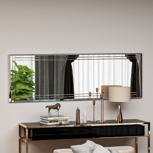 Oglindă de perete Buhem Alb 40x120x2.2 cm - Img 2