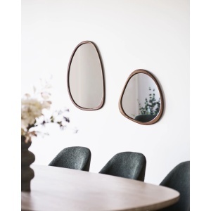 Oglinda de perete Luxon, Natural , 2x38.5x64.5 cm - Img 2