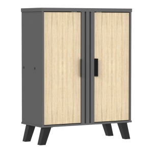 Pantofar V2, Shoby, Gri, 30x70.5x91 cm - Img 3