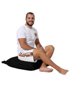 Perna de exterior Cushion Negru 70x70x15 cm - Img 4