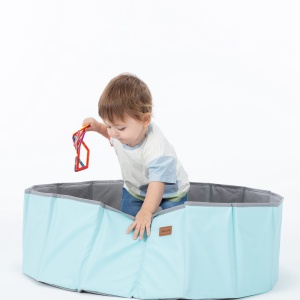 Piscina de bile pliabila Menta 80x80x26 cm - Img 2