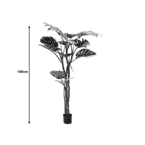 Planta decorativa Monstera III Pako World Negru inaltime 180 cm - Img 4