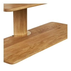 Raft de perete Calcata, Nuc deschis, 22x55x55.5 cm - Img 2