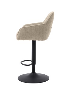 Scaun bar AVOLA SELECT, Bej, 53x96-110x51 cm - Img 3