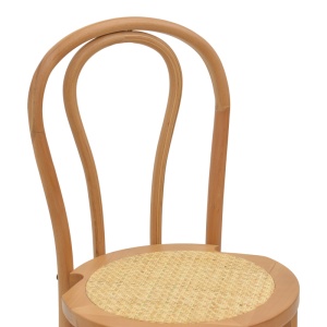 Scaun bar Thonet lemn fag natural 41x50x105 cm - Img 6