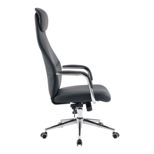 Scaun birou Ferka Negru 64x70x128 cm - Img 4
