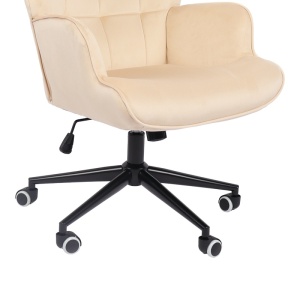 Scaun birou Lobima Crem 71x68x104 cm - Img 7