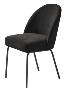 Scaun CRESTON, Negru, 57x84x49 cm