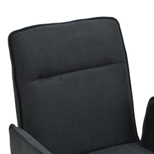 Scaun cu brate Essential Negru 55.5x59x89 cm - Img 6