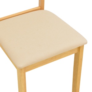 Scaun, Dallan, Pako, Natural 40x47.5x89 cm - Img 7