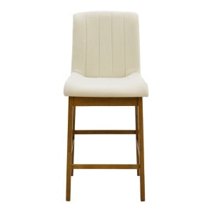 Scaun de bar Dalby, Ecru, 50x45x102.5 cm - Img 4