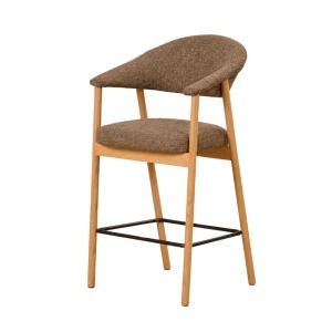 Scaun de bar ELK V1, Maro, 56x104x57 cm