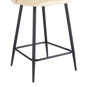 Scaun de bar Perch Pako Crem 50x53x99 cm - Img 7