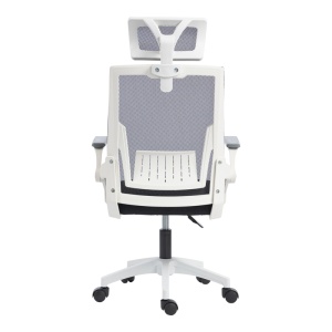 Scaun de birou V2, Plymot, Negru, 58x48x122 cm - Img 6